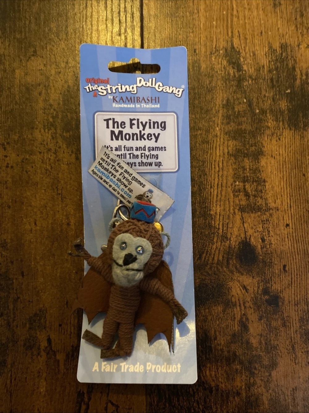 Kamibashi Flying Monkey The Original String Doll Gang Handmade Keychain NEW